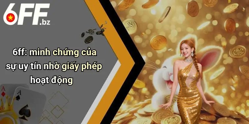 6ff: minh chứng của sự uy tín nhờ giấy phép hoạt động