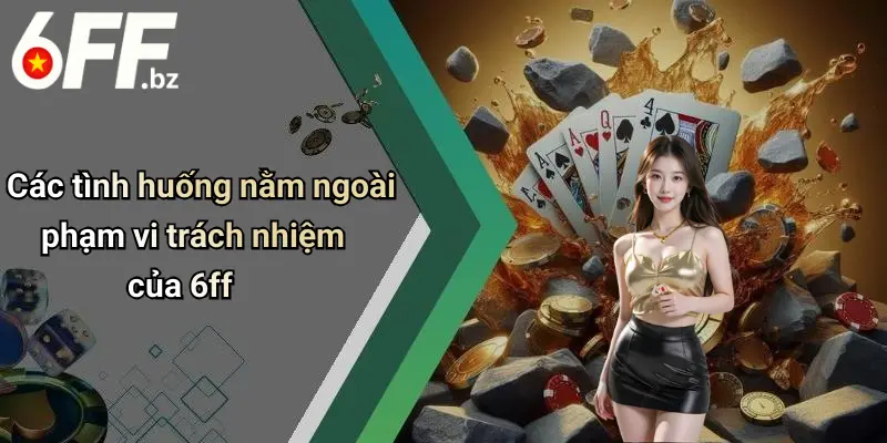 Các tình huống nằm ngoài phạm vi trách nhiệm của 6ff