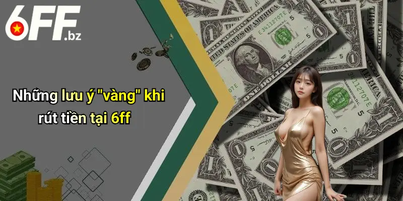 Những lưu ý "vàng" khi rút tiền tại 6ff