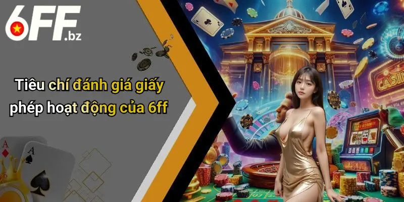 Tiêu chí đánh giá giấy phép hoạt động của 6ff